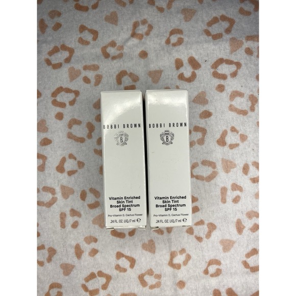 Bobbi Brown Other - Lot of 2  .24oz Bobbi Brown Vitamin Enriched Tint SPF‎ 15 Golden 4